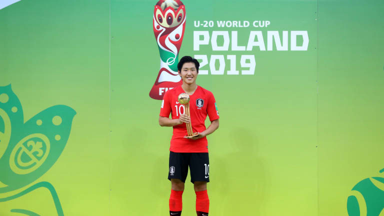 イ・ガンインがU-20ワールドカップ大会MVPに選出される