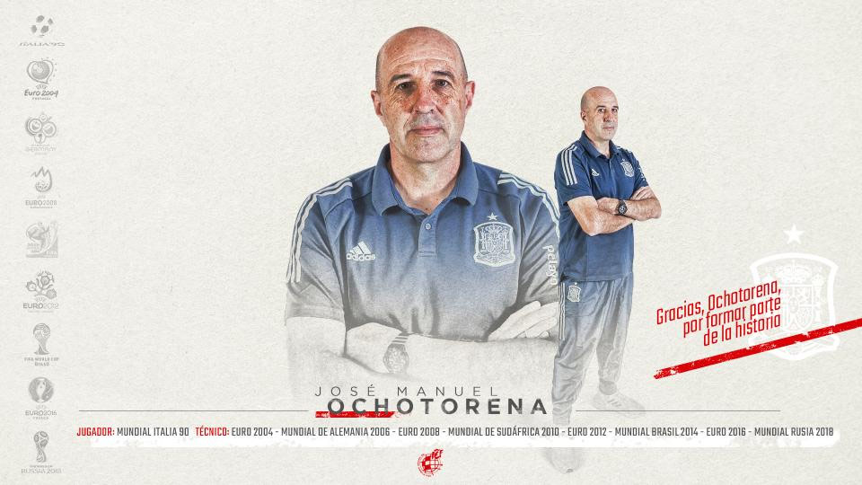 オチョトレーナGKコーチがスペイン代表を引退